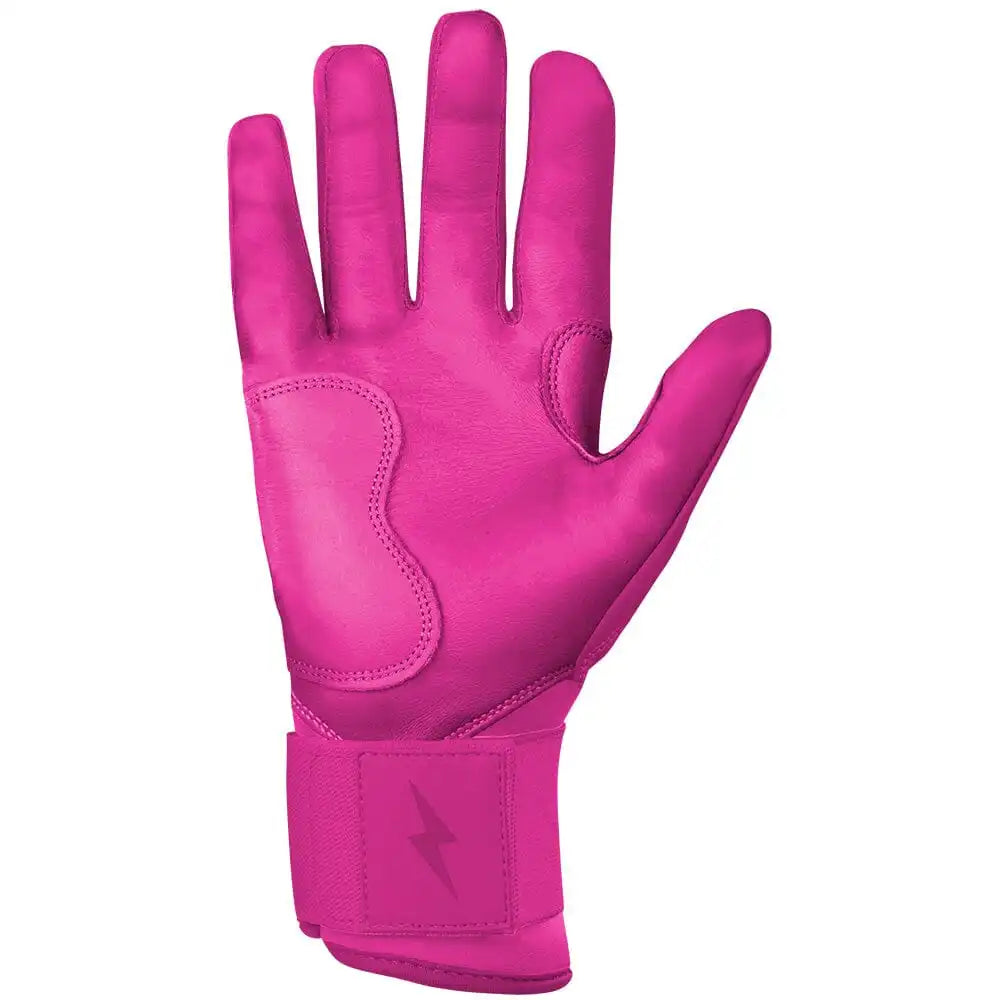 Max Clark Signature Series Long Cuff Batting Gloves - Pink