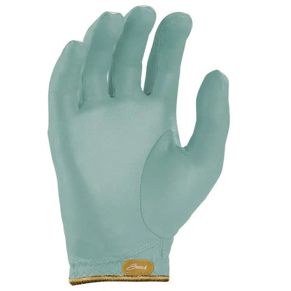 King of JUCO Creator Series Golf Gloves (On Right, 2-Pack) - Mint/Gold
