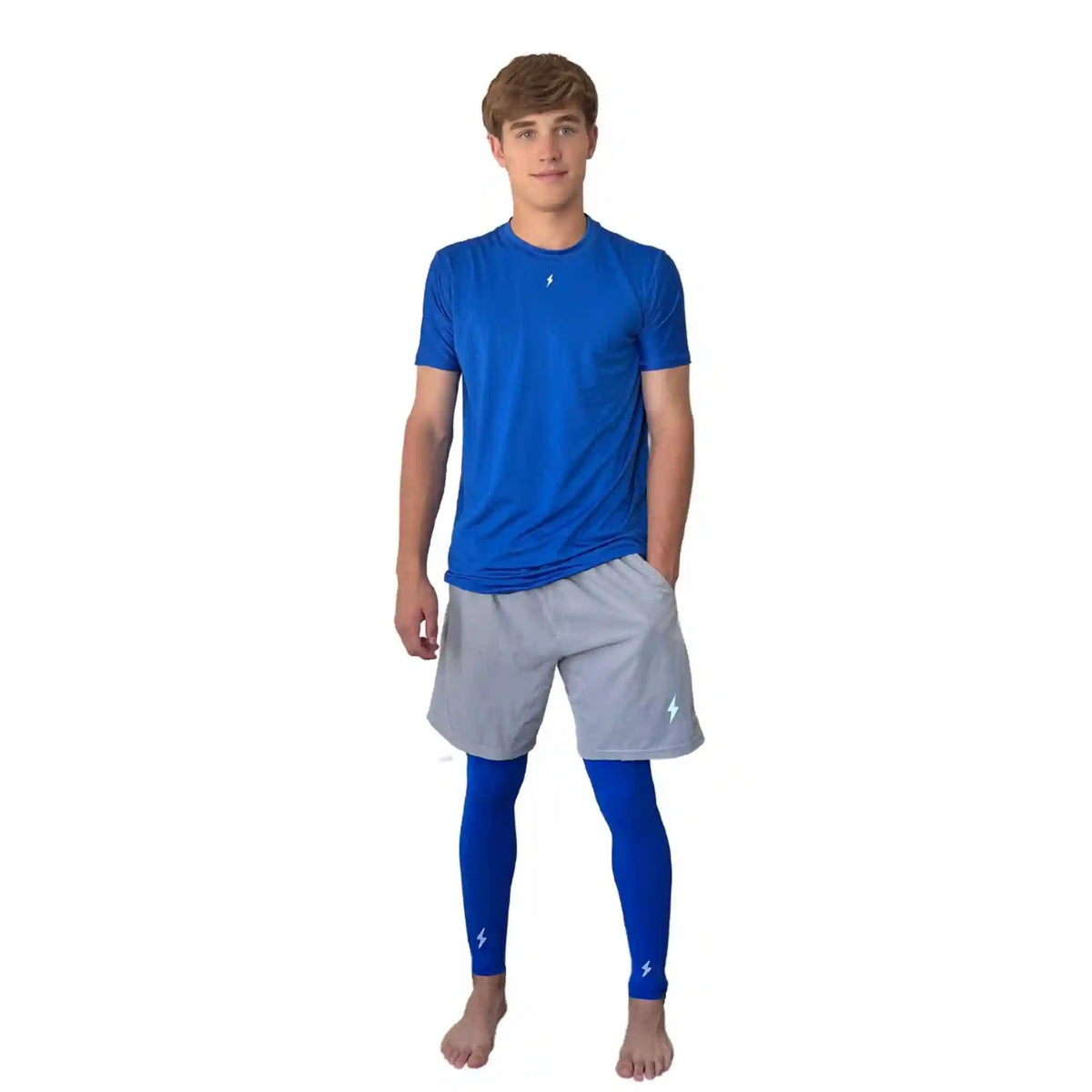 Compression Xtra Long Leg Sleeves (2-Pack) - Royal Blue