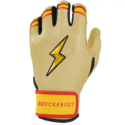 Konnor Griffin Limited Edition Short Cuff Batting Gloves - Griffin Ivory