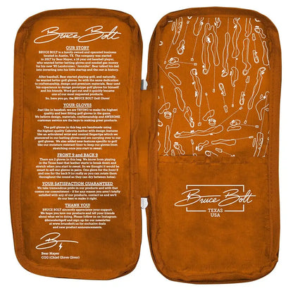 Bear Series Golf Gloves (On Left, 2-Pack) - Austin Orange