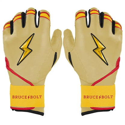 Konnor Griffin Limited Edition Long Cuff Batting Gloves - Griffin Ivory