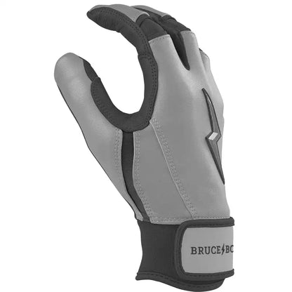Grey Series Short Cuff Batting Gloves - Charcoal