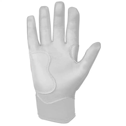 Personalized Bear Series Short Cuff Batting Gloves - Whiteout