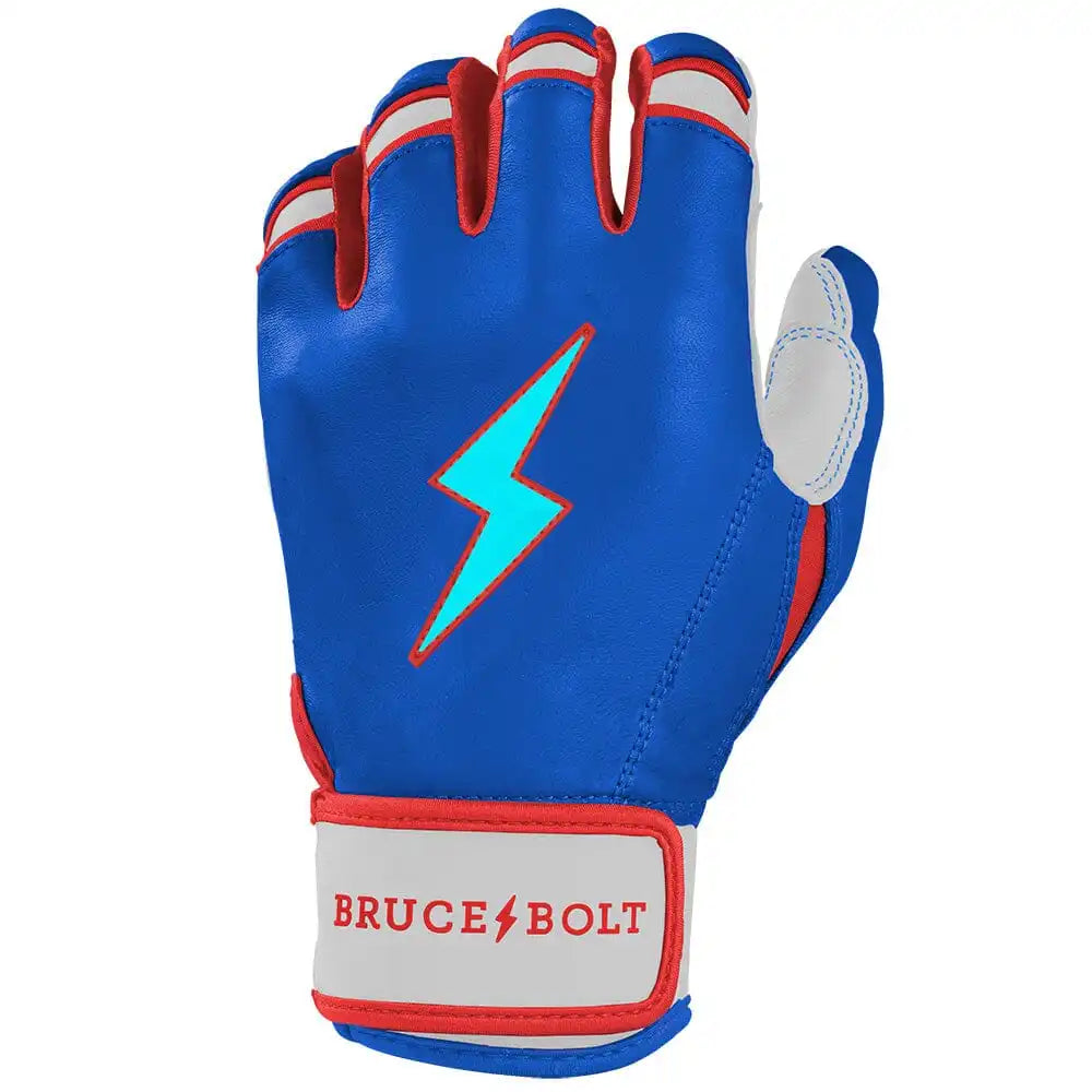 James Outman Signature Series Short Cuff Batting Gloves - Blue