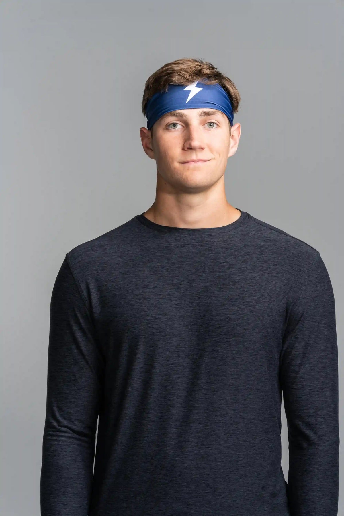 Performance Wide Headband - Navy