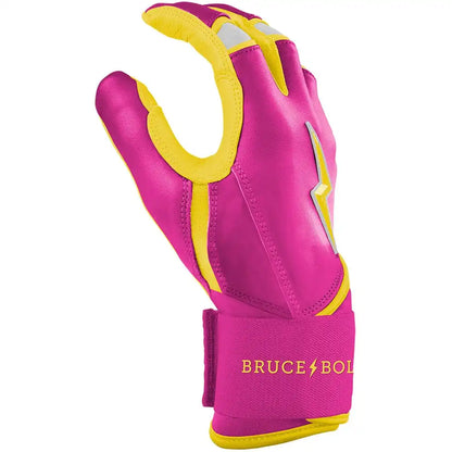 Dexter McCleon Jr. Signature Series Long Cuff Batting Gloves - Pink Lemonade