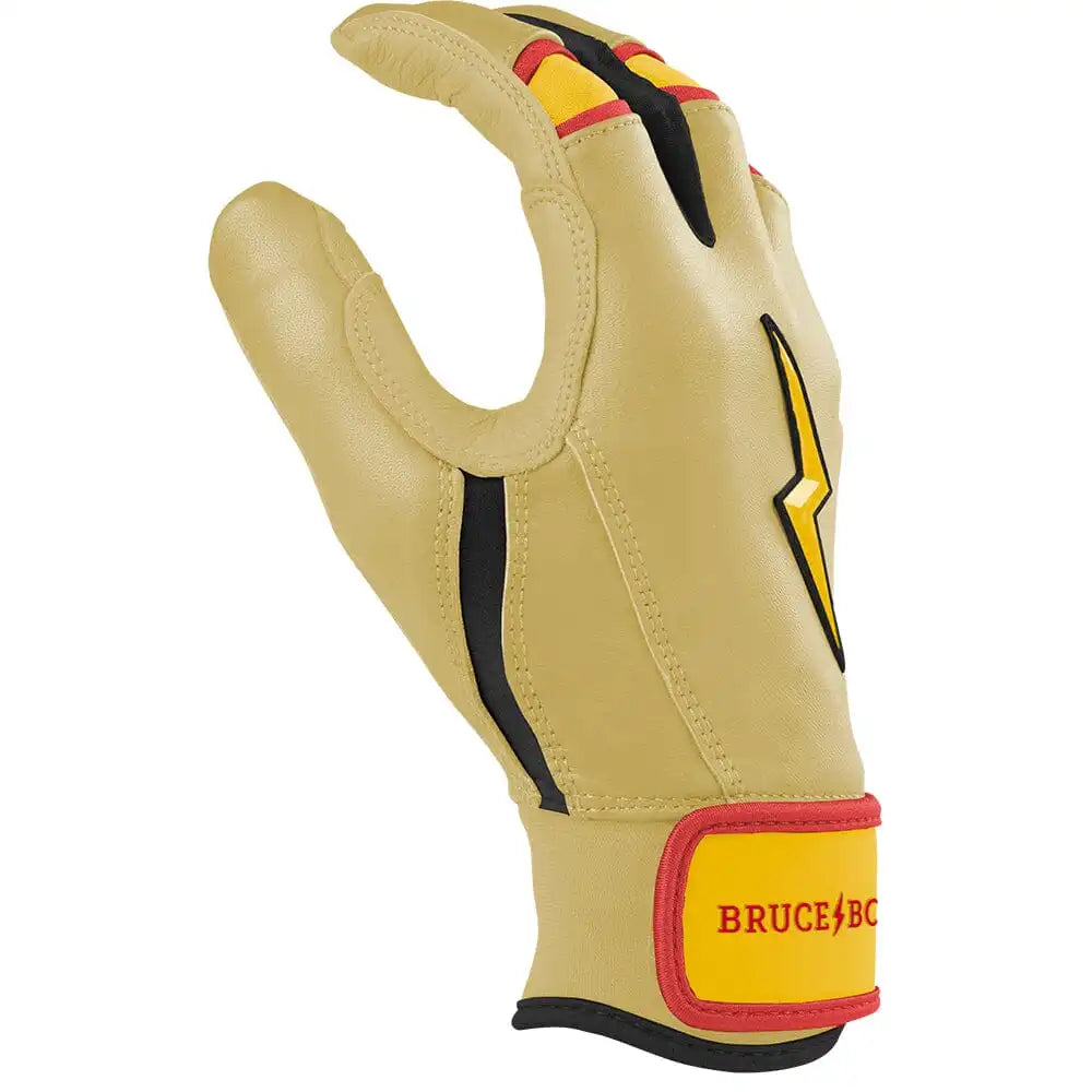 Konnor Griffin Limited Edition Short Cuff Batting Gloves - Griffin Ivory