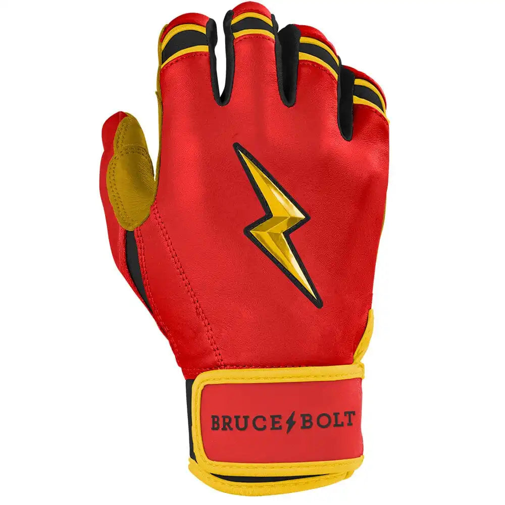 Konnor Griffin Signature Series Short Cuff Batting Gloves - Red