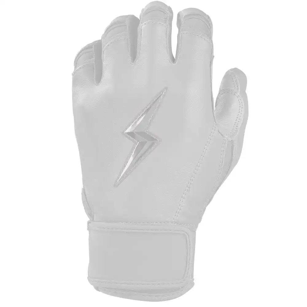 Personalized Bear Series Short Cuff Batting Gloves - Whiteout