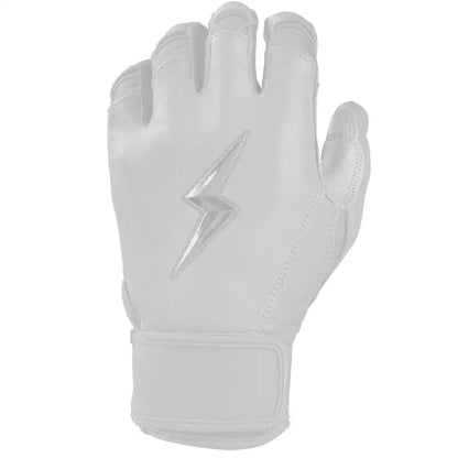 Personalized Bear Series Short Cuff Batting Gloves - Whiteout