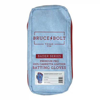 Harrison Bader Signature Series Short Cuff Batting Gloves - Baby Blue
