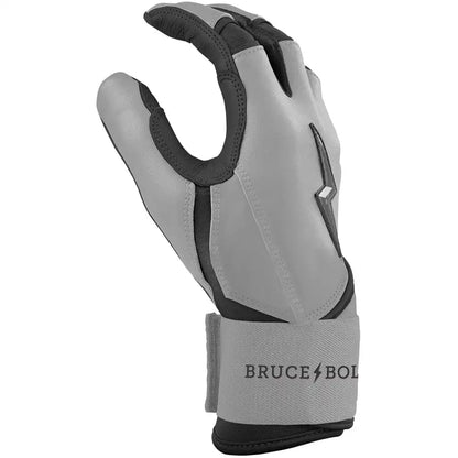 Grey Series Long Cuff Batting Gloves - Charcoal