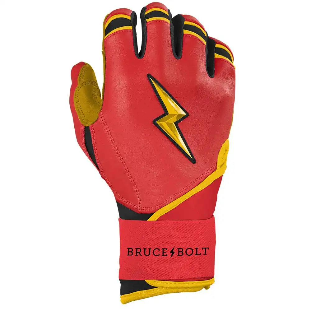 Konnor Griffin Signature Series Long Cuff Batting Gloves - Red