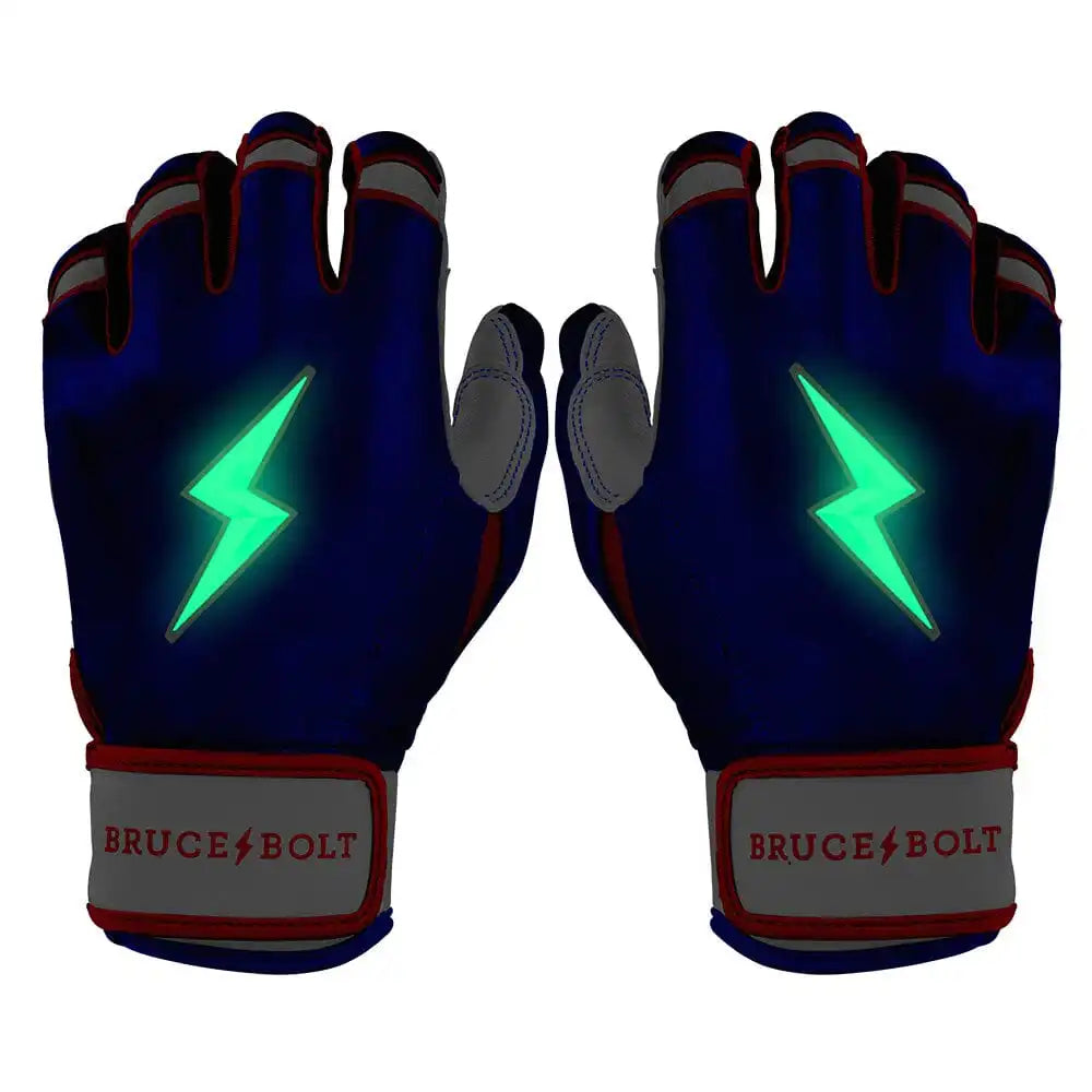 James Outman Signature Series Short Cuff Batting Gloves - Blue