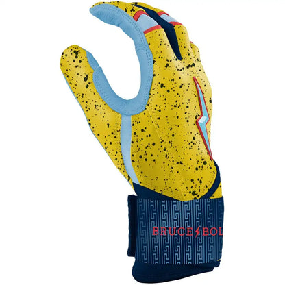 Lars Nootbaar Signature Series Long Cuff Batting Gloves - Yellow