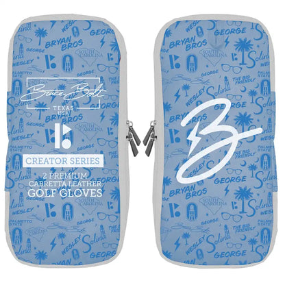 Bryan Bros Creator Series Golf Gloves (On Left, 2-Pack) - Baby Blue