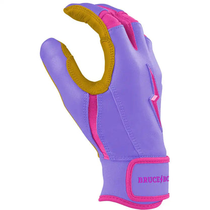 Harrison Bader Signature Series Short Cuff Batting Gloves - Lavender