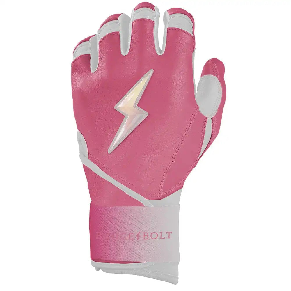 Personalized Bear Series Long Cuff Batting Gloves - Dusty Pink