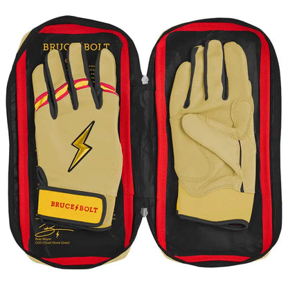 Konnor Griffin Limited Edition Short Cuff Batting Gloves - Griffin Ivory