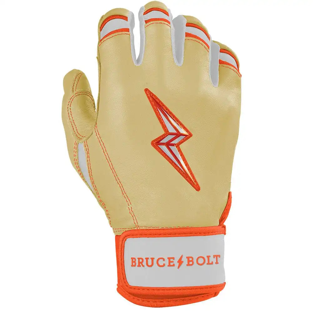 Max Clark Signature Series Short Cuff Batting Gloves - Clark Ivory