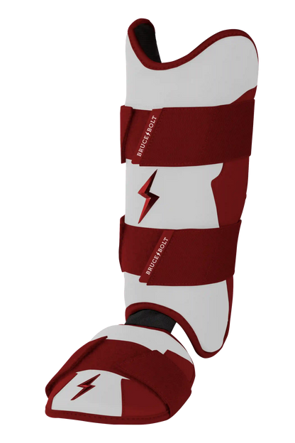 Chrome Series Leg Guard - Maroon