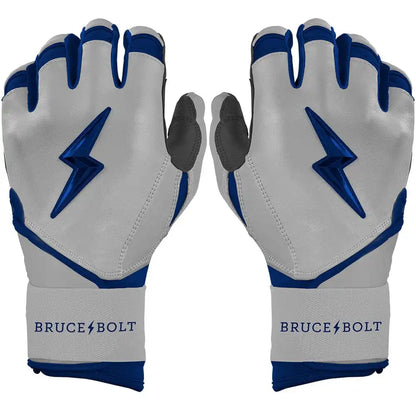 Grey Series Long Cuff Batting Gloves - Navy